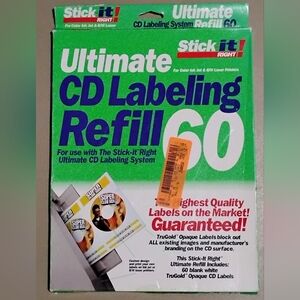 Ultimate CD Labeling System Refill 60 Count